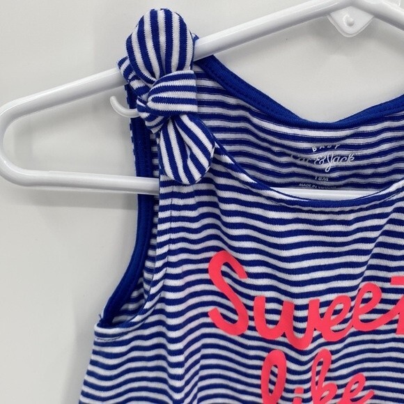 baby Cat & Jack Sweet Like Daddy 18 month Romper One Piece Outfit Shorts - Picture 7 of 7